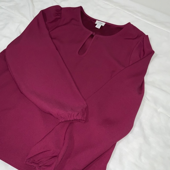 j.Crew Factory Keyhole long sleeves top - Picture 4 of 7